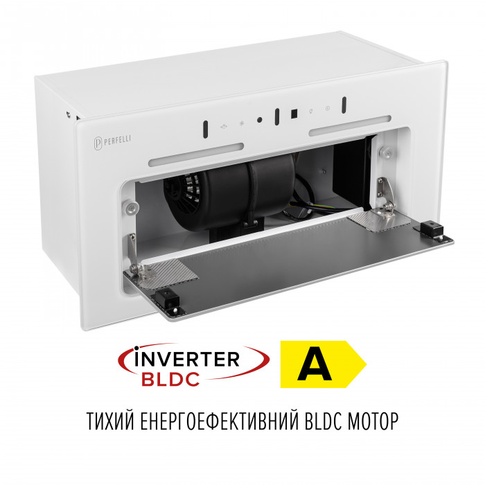 Витяжка повновбудована PERFELLI NUOVA 6QWR BIANCO SILENZIO