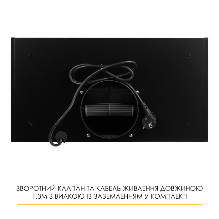 Витяжка повновбудована WEILOR LUNA WBG 58 BLACK