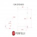 Витяжка пристінна PERFELLI FLOW 35PEB NERO