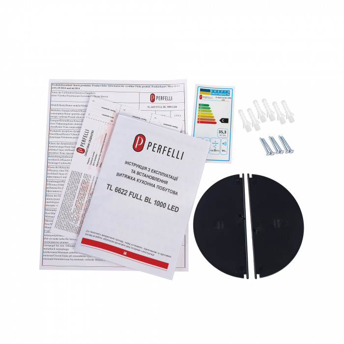 Витяжка телескопічна PERFELLI TL 6622 Full BL 1000 LED