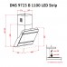 Витяжка декоративна похила PERFELLI DNS 9723 B 1100 BL LED Strip