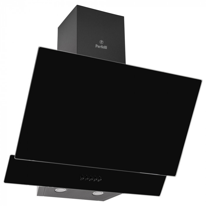 Витяжка декоративна похила PERFELLI DN 6452 D 850 BL LED