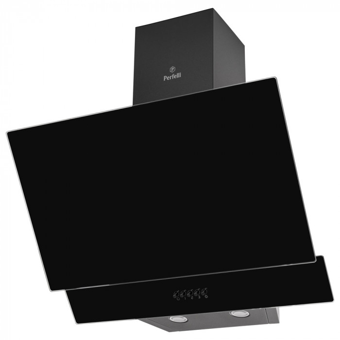 Витяжка декоративна похила PERFELLI DN 6452 D 850 BL LED