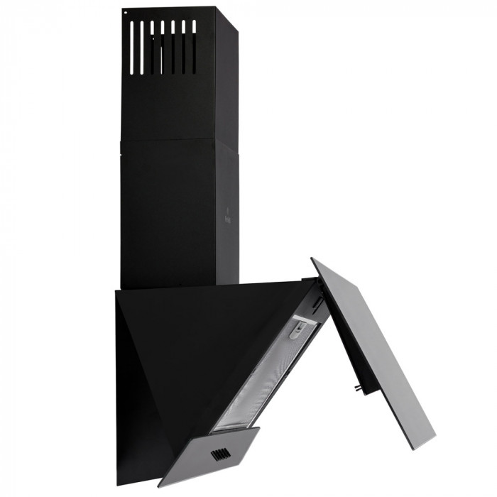 Витяжка декоративна похила PERFELLI DN 6452 D 850 BL LED