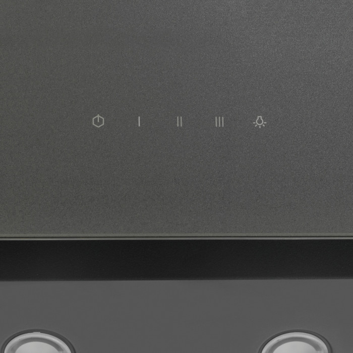 Витяжка декоративна похила PERFELLI DNS 6422 D 850 GR LED