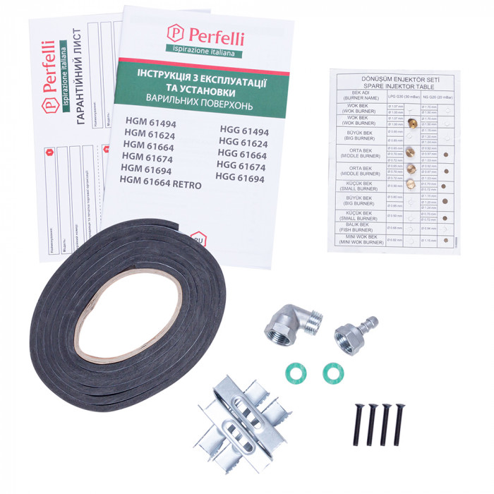 Поверхня газова на металі PERFELLI HGM 61664 BL