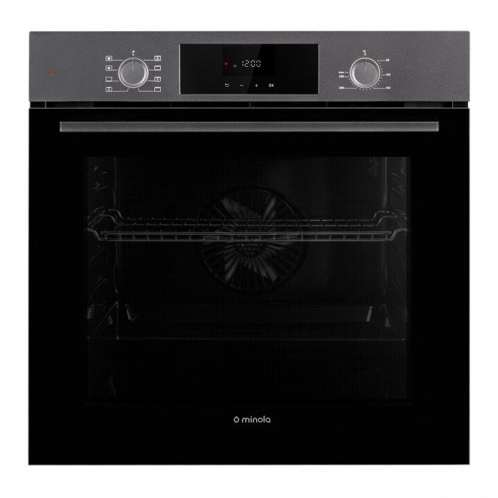 Духова шафа електрична MINOLA EOD 6804 Platinum Gray