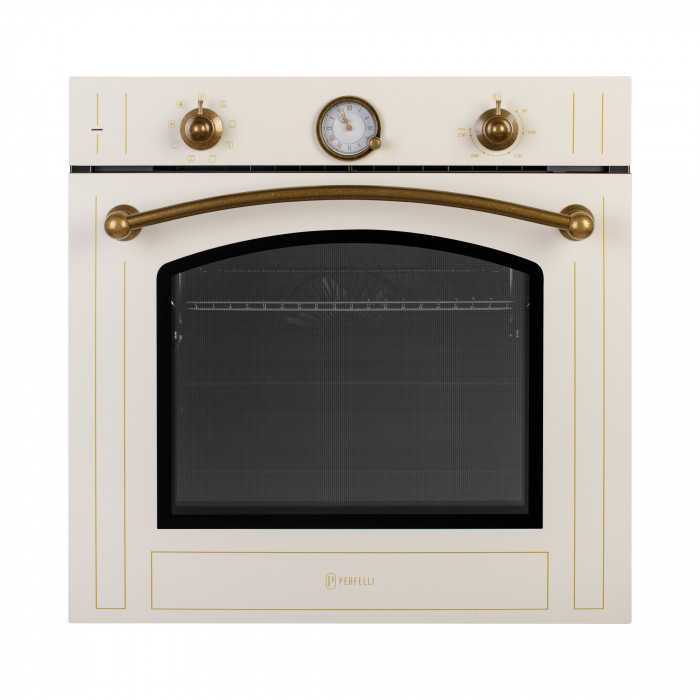 Духова шафа електрична PERFELLI RETRO 6A8N BEIGE