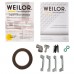Поверхня газова Domino на склі WEILOR GG 304 BL