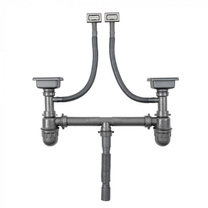 Мийка кухонна нержавіюча сталь WEILOR ALLERHAND WRX DB6945