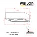 Витяжка повновбудована WEILOR PBS 72650 GLASS BG 1250 LED Strip