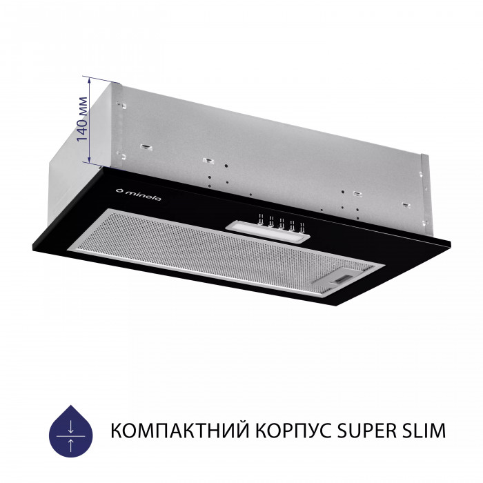 Витяжка повновбудована MINOLA HBI 5025 BL LED