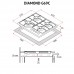Поверхня газова на склі PERFELLI DIAMOND G69C BIANCO