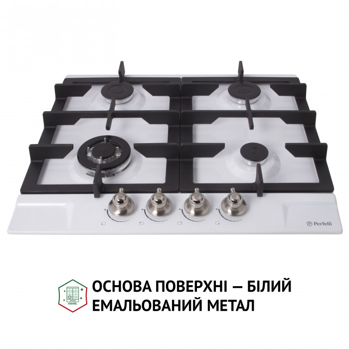 Варильна поверхня на металі PERFELLI HGM 61637 WH RETRO