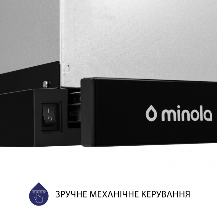 Витяжка телескопічна MINOLA HTL 514 BL LED