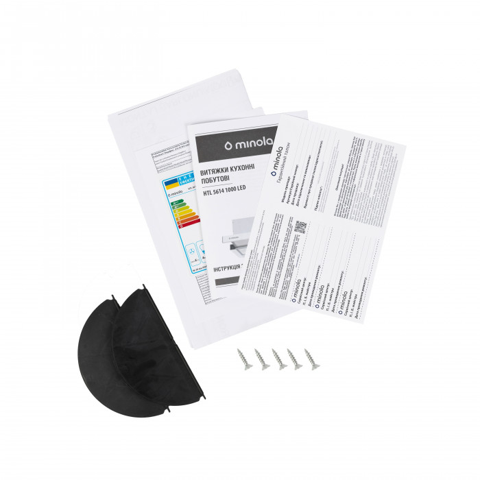 Витяжка телескопічна MINOLA HTL 5614 BLF 1000 LED