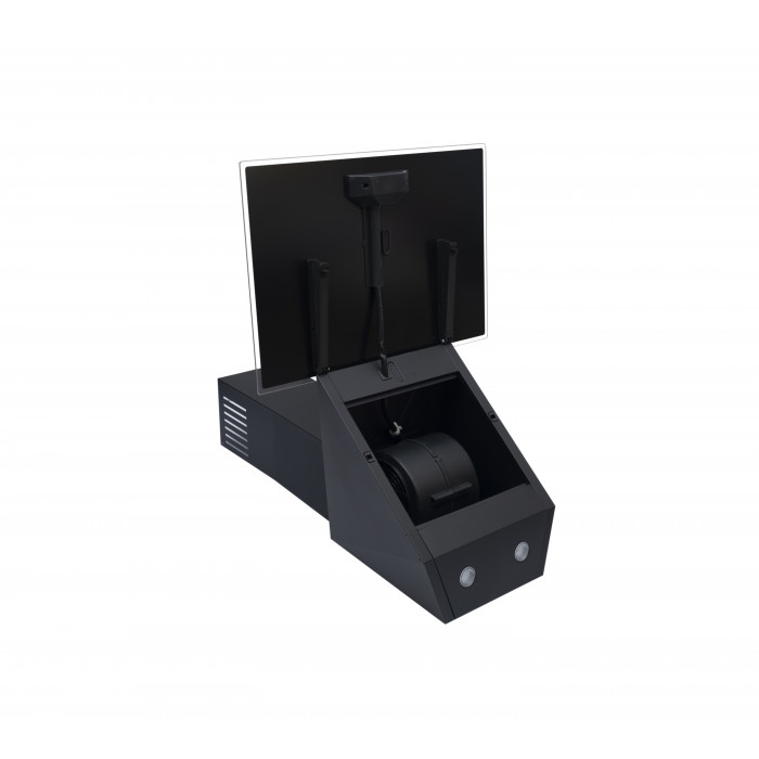 Витяжка декоративна похила PERFELLI DN 6472 D 850 BL LED