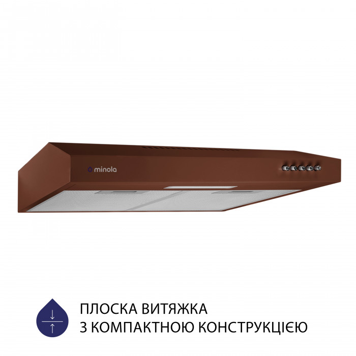 Витяжка плоска MINOLA HPL 513 BR