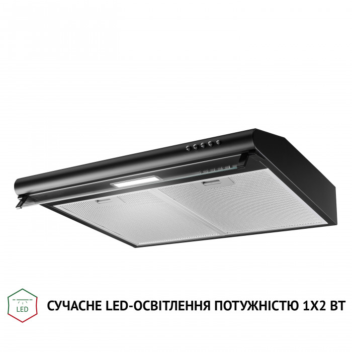 Витяжка плоска PERFELLI PL 6144 BL LED