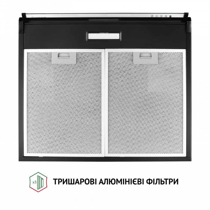 Витяжка плоска PERFELLI PL 6144 BL LED