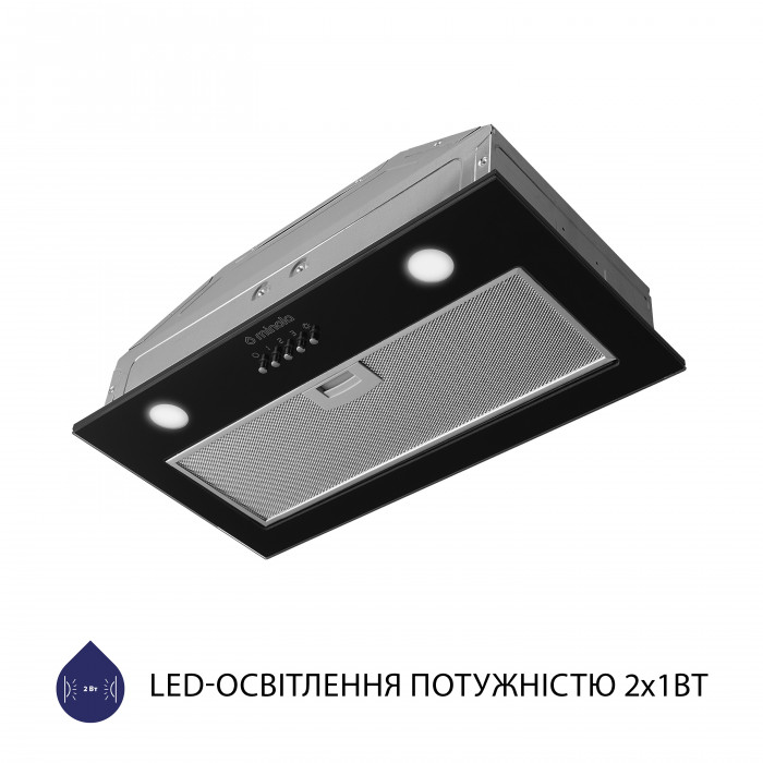 Витяжка повновбудована MINOLA HBI 5262 BL GLASS 700 LED