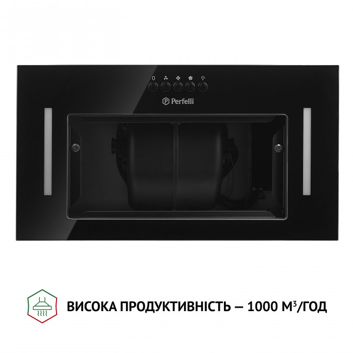 Витяжка повновбудована PERFELLI BI 5684 BL 1000 LED