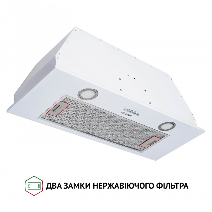Витяжка повновбудована PERFELLI BI 7652 WH 1000 LED