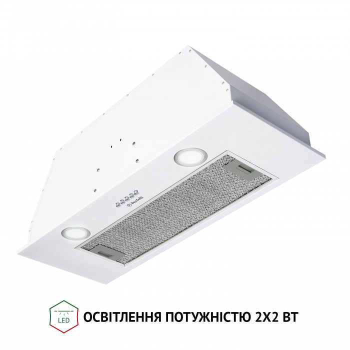 Витяжка повновбудована PERFELLI BI 7652 WH 1000 LED