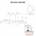 Витяжка повновбудована PERFELLI BIC 6654 I 1000 LED