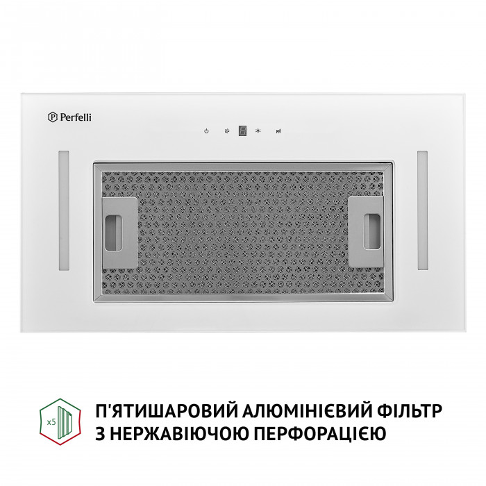 Витяжка повновбудована PERFELLI BIS 5684 WH 1000 LED