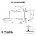Витяжка телескопічна MINOLA HTL 6614 I 1000 LED