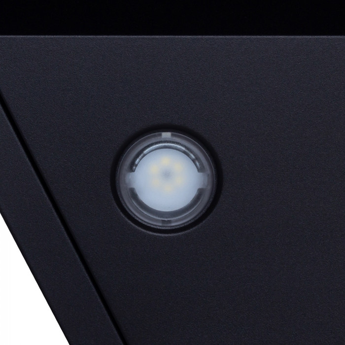 Витяжка декоративна похила MINOLA HVS 6222 BL/INOX 700 LED