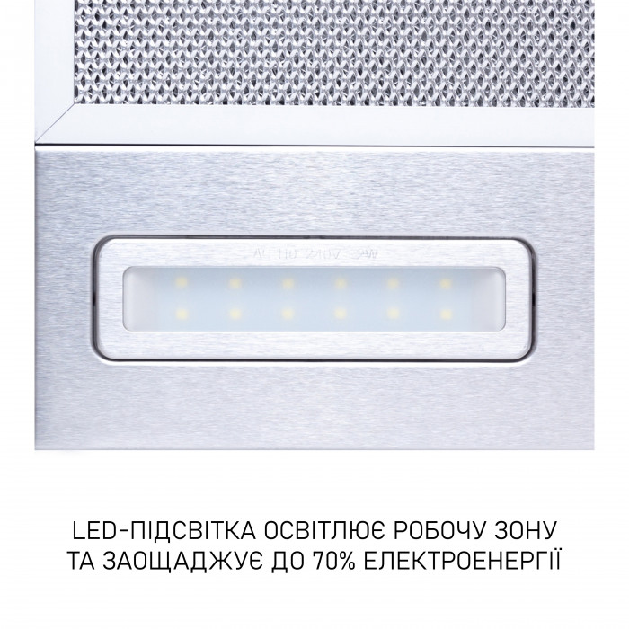 Витяжка телескопічна Minola HTL 6215 I 700 LED