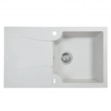 Мийка кухонна гранітна PERFELLI FELICINETTO PGF 114-78 WHITE