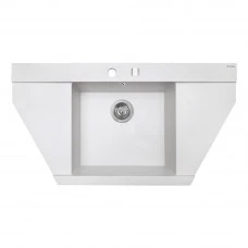 Мийка кухонна гранітна PERFELLI MAJESTIC TGM 125-96  WHITE